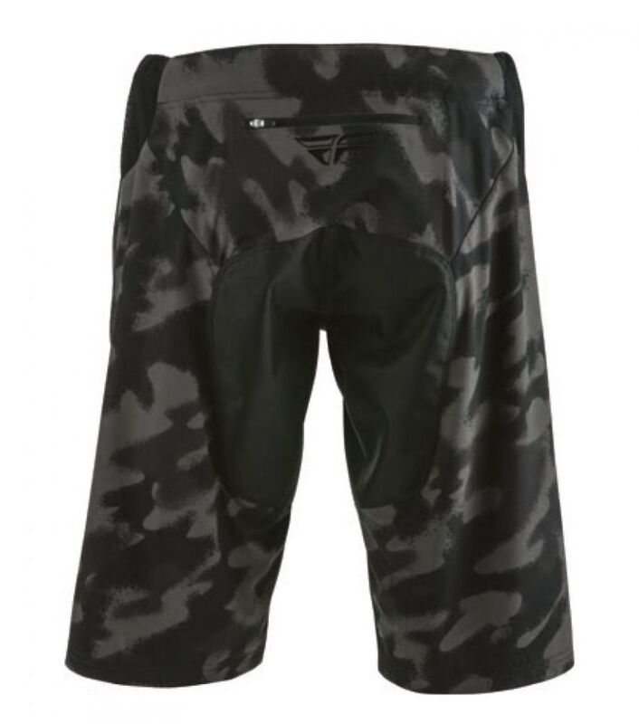 FLY RACING Radium Short - Grau/Schwarzes Camo FLY RACING Radium Short - Grau/Schwarzes Camo