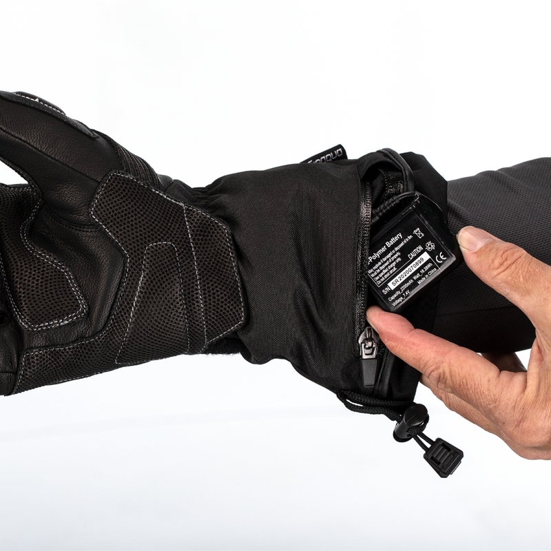 RST Paragon 6 Heated Waterproof Handschuhe Leder/Textil Schwarz Größe XXL