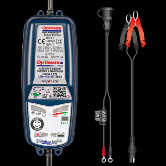 Batterieladegerät OptiMATE 5 Select 8-stufig, 12V 3A/6V 4A STD/AGM/Gel Batterieladegerät OptiMATE 5 Select 8-stufig, 12V 3A/6V 4A STD/AGM/Gel