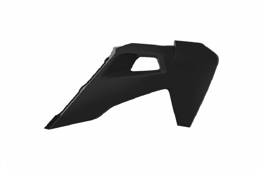 POLISPORT Kühlerspoiler seitlich Schwarz