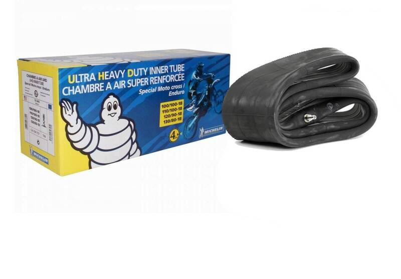 MICHELIN Schlauch OFFROAD (21 UHD Ventil TR4) 80/100-21 , 90/90-21 Stärke 4mm MICHELIN Schlauch OFFROAD (18 UHD großes Ventil TR4) 140/80-18 Stärke 4mm