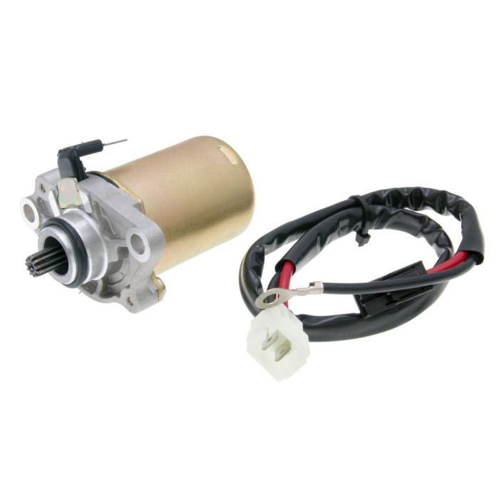 Anlasser mit Kabel 50ccm 2T 11 Zähne Anlasser mit Kabel 50ccm 2T 11 Zähne