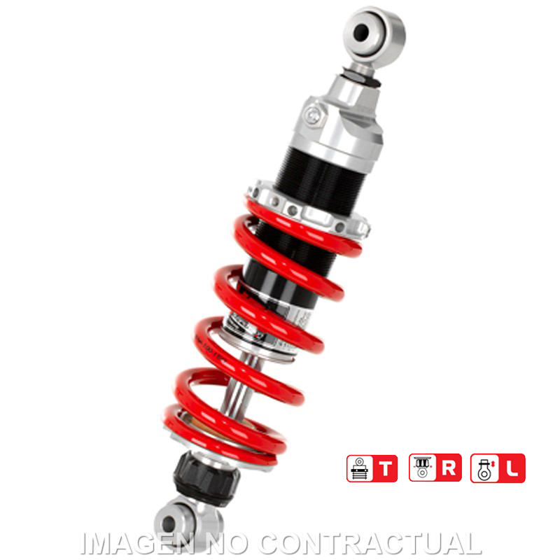 Federbein Z456-Serie Mono hinten passend für Honda CB 500 X (13-18), CBR 500 F/R (13-18) MZ456-310TRL-33-85