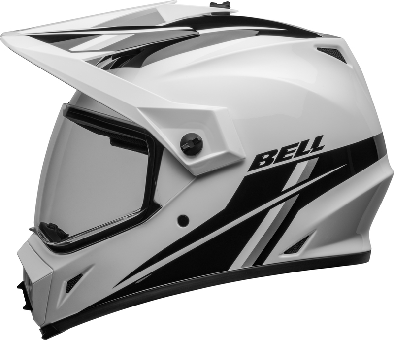 BELL MX-9 Adventure MIPS Helm - Alpine Gloss White/Black