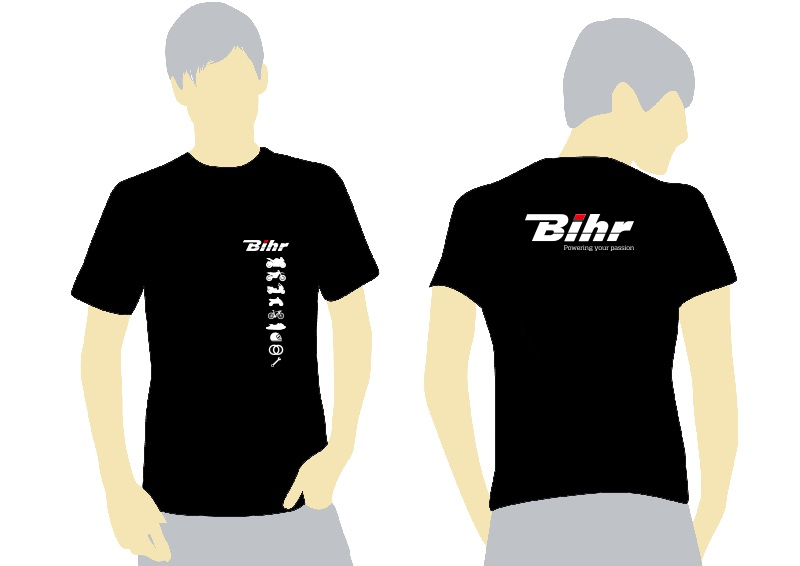 BIHR T-Shirt 2019 Schwarz - Größe M
