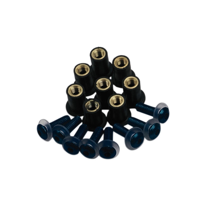 ALU SCHRAUBENSET, SCHWARZ ALU SCHRAUBENSET, SCHWARZ