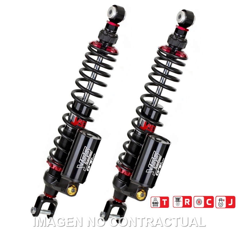 Federbein U362-Serie Stereo hinten passend für BMW C 400 X (18-) TU362-440TRCJ01-888A