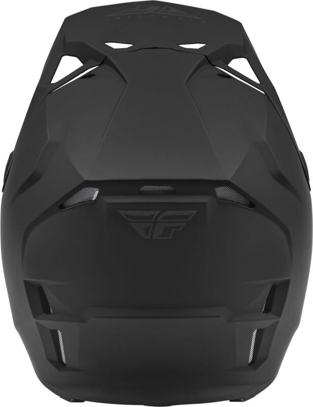 FLY RACING Kinderhelm Formula CP Solid - Mattschwarz