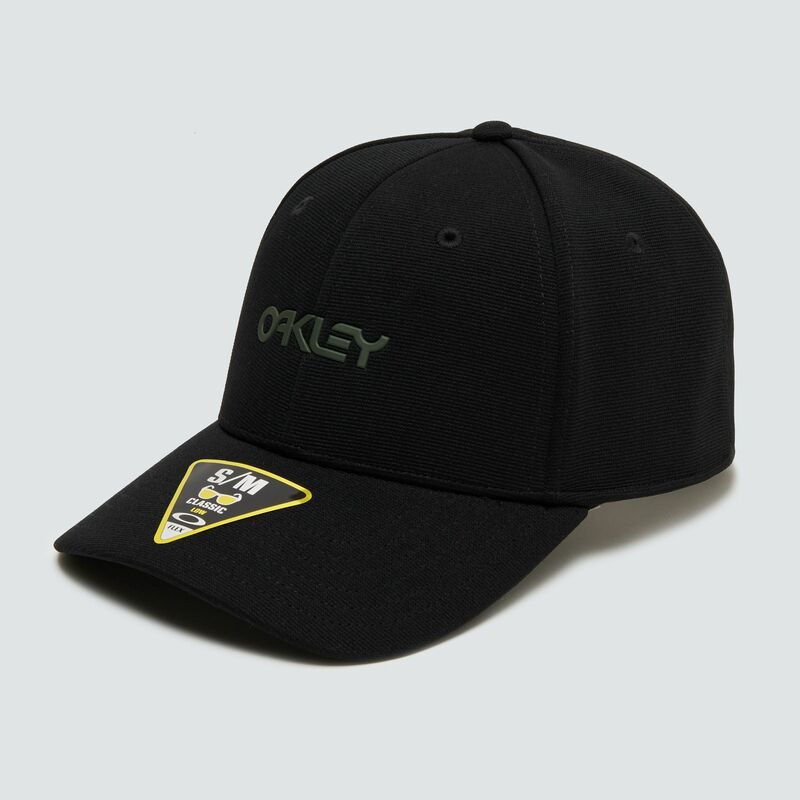 OAKLEY Stretch Metallic Cap CAP OAKLEY STRETCH METALLIC BLACKOUT, SIZE S/M