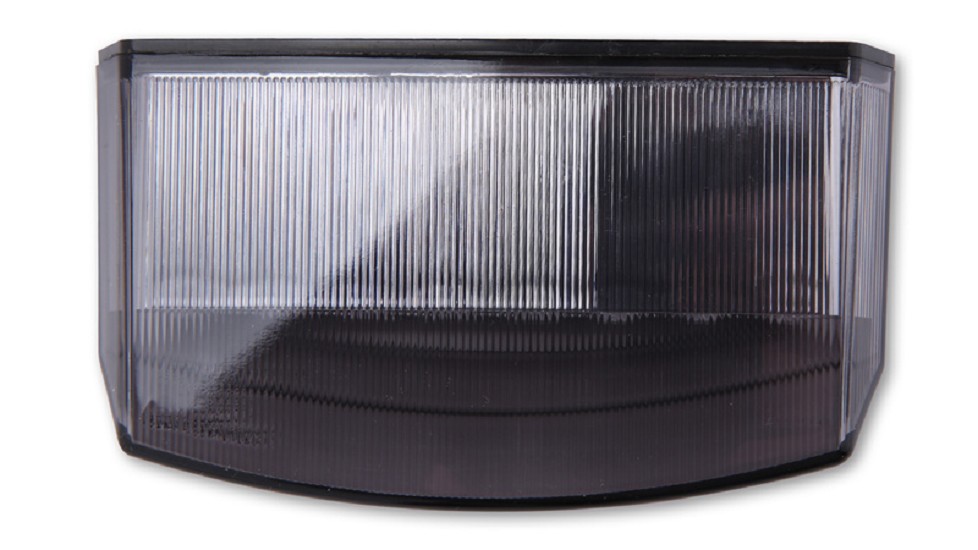 SHIN YO Boston LED Rücklicht, Schwarze Basisplatte, getöntes Glas