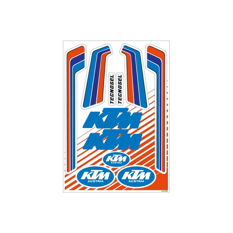 TECNOSEL Stickers Vintage passend für KTM