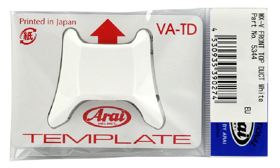 ARAI Mittlere vordere Belüftung Weiss MX-V Helme ARAI Mittlere vordere Belüftung Weiss MX-V Helme