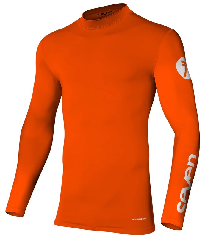 SEVEN Zero Kompressions Jugendtrikot - Orange SEVEN Zero Kompressions Trikot - Grün