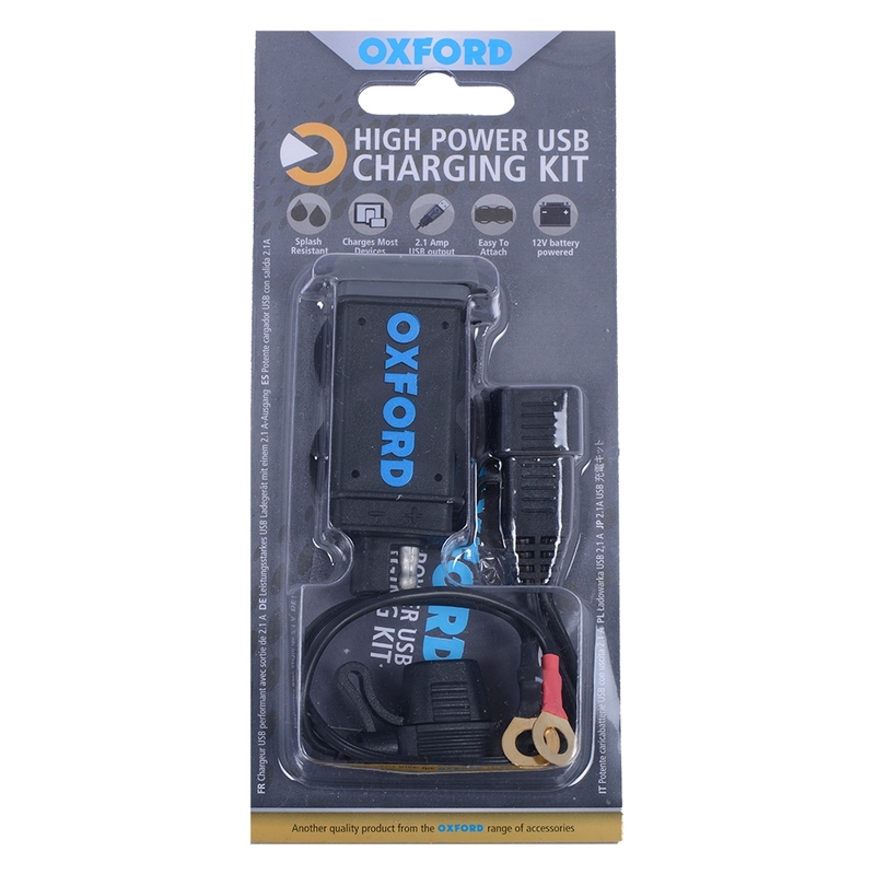 OXFORD USB 2.1A Ladegerät mit Sicherung