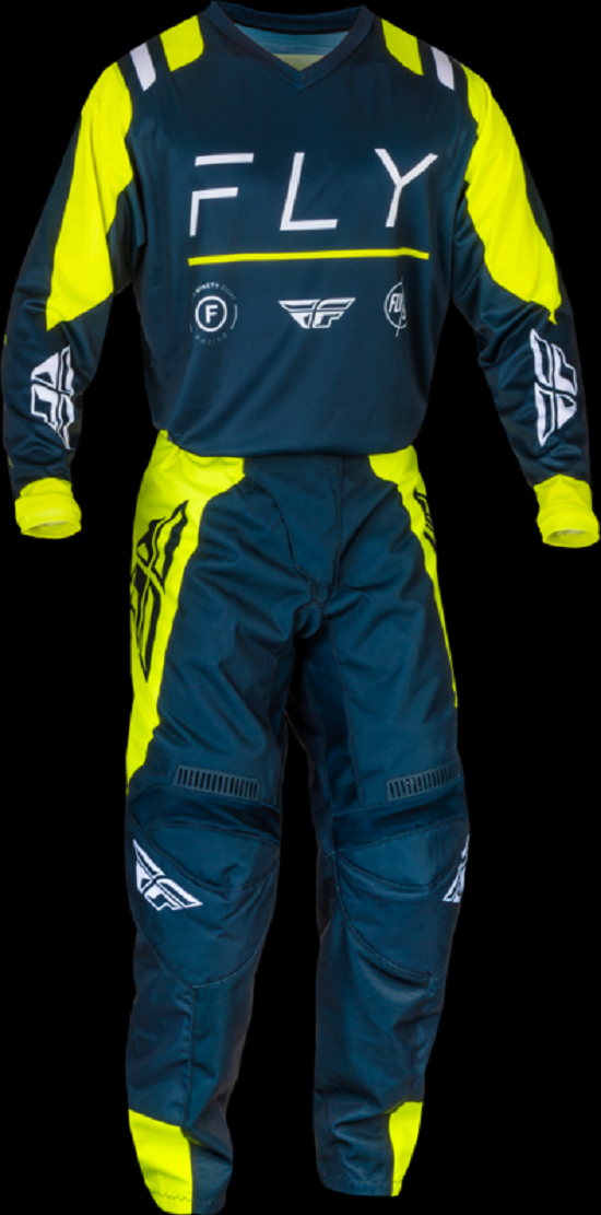 FLY RACING F-16 Hose - Navy/Hi-Vis/Weiß FLY RACING F-16 Hose - Navy/Hi-Vis/Weiß