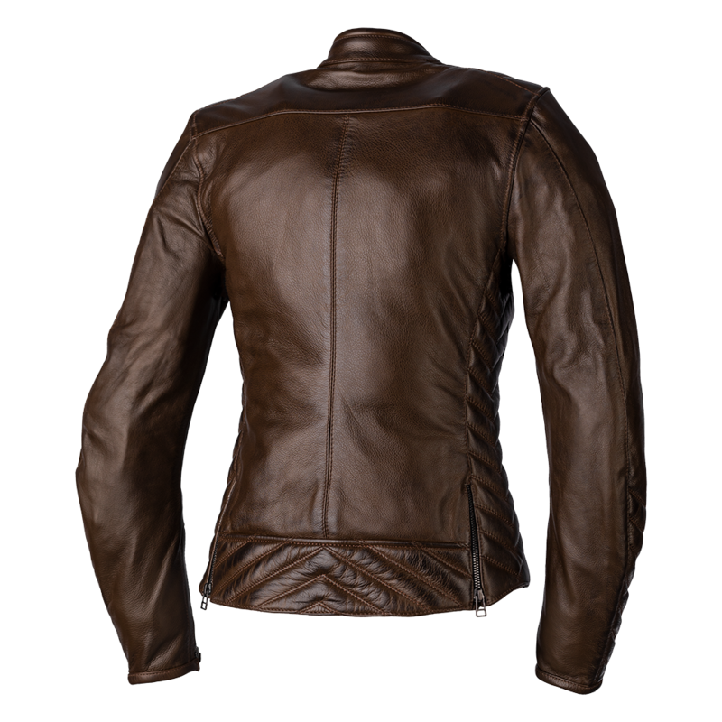 RST Ladies Roadster 3 CE Lederjacke - Braun Größe M