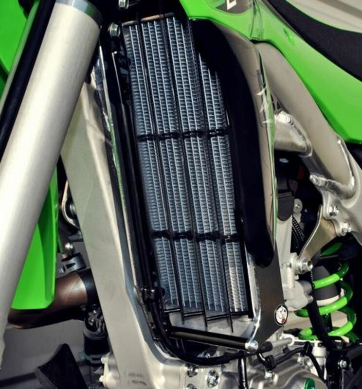AXP Kühlerschutz aus Aluminium - passend für Kawasaki