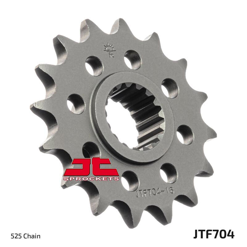 JT SPROCKETS geräuscharmes vorderes Stahlritzel 704 - 525