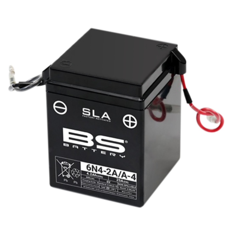BS BATTERY AGM SLA vorgeladen - wartungsfrei- 6N4-2A/A-4 BS BATTERY AGM SLA vorgeladen - wartungsfrei- 6N4-2A/A-4