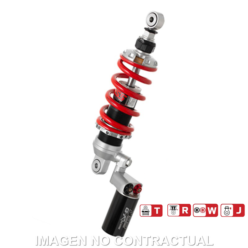 Federbein U456-Serie Mono hinten passend für DUCATI Panigale R 899 (14-15) MU456-310TRWJ-42I858