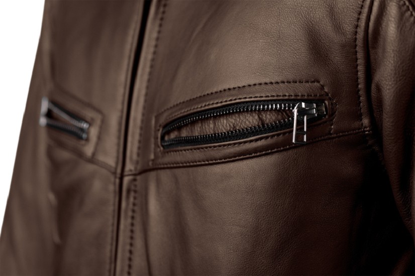 RST Roadster 3 CE Lederjacke - Braun Größe XL