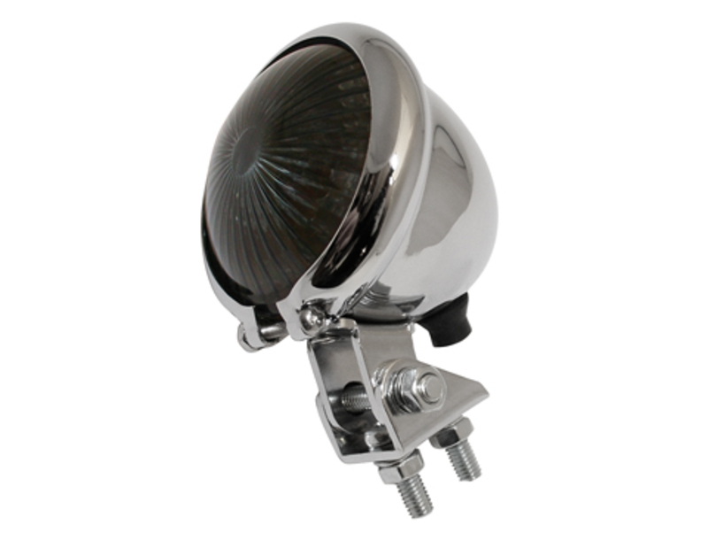 SHIN YO LED-Rücklicht Bates Style verchromtes Gehäuse getöntes Glas