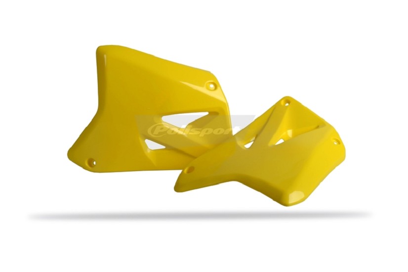 POLISPORT Kühlerspoiler seitlich RM125-250 01-08 Gelb