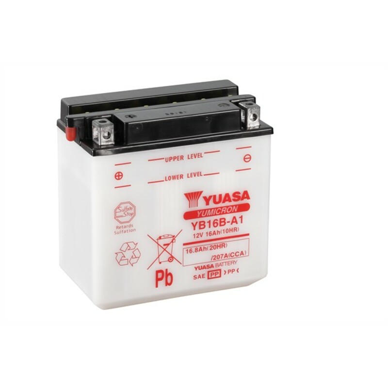 YUASA Blei/Säure Batterie ohne Säurepack - YB16BA-1