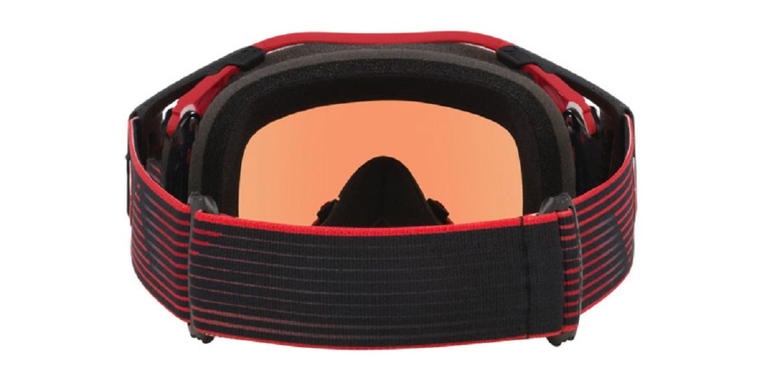 OAKLEY Airbrake MX Brille - Red Motion Prizm MX Torch Iridium Glas