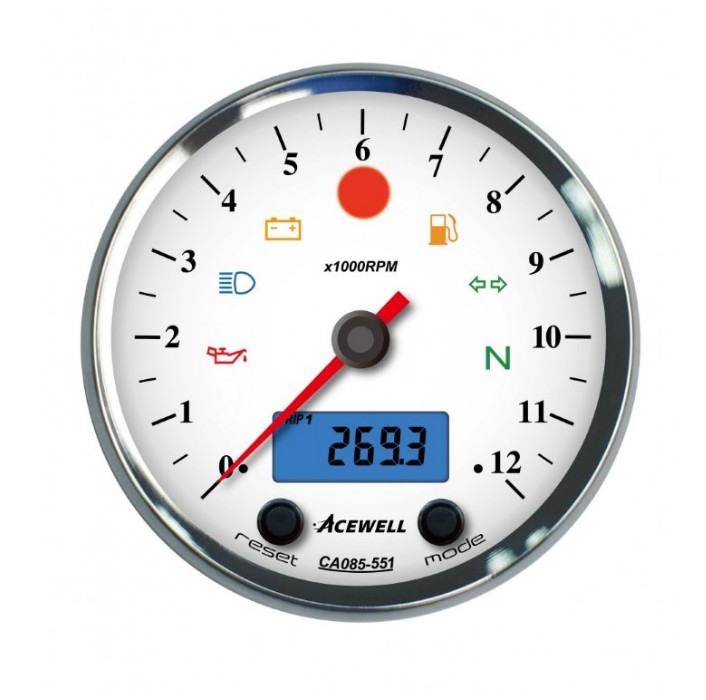ACEWELL Analog DZM 12000rpm Digital Tacho ACEWELL Analog DZM 12000rpm Digital Tacho