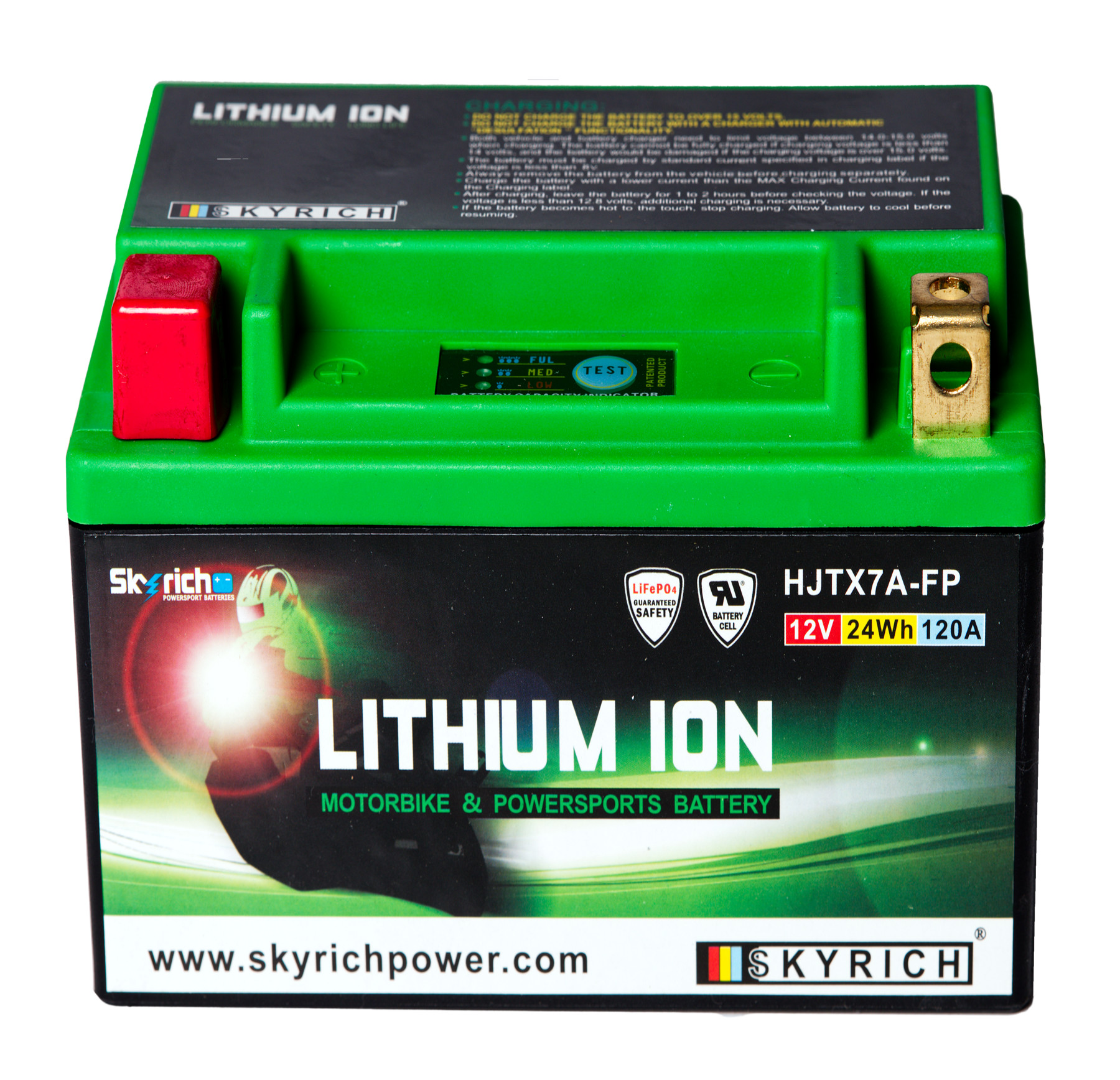 Batterie SKYRICH HJTX7A-FP [150x87x93] 12,8V/2AH (10 Std.), 24 Wh, CCA: 120