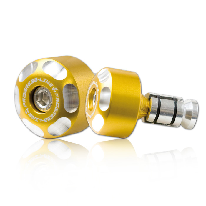 Lenkergewichte LOGO Alu 6061 gold
