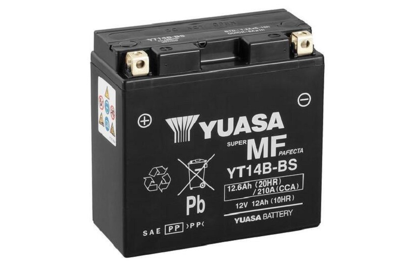 YUASA Batterie Wartungsfrei - Werkseitig aktiviert - YT14B FA YUASA Batterie Wartungsfrei - Werkseitig aktiviert - YT14B FA