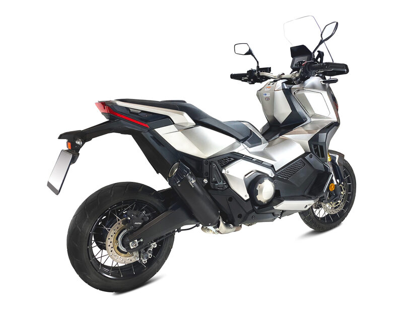 IXRACE Desert Edelstahl-Endtopf passend für Honda X-ADV 750, 17-20 (RC95), X-ADV 750, 21- (RH10)