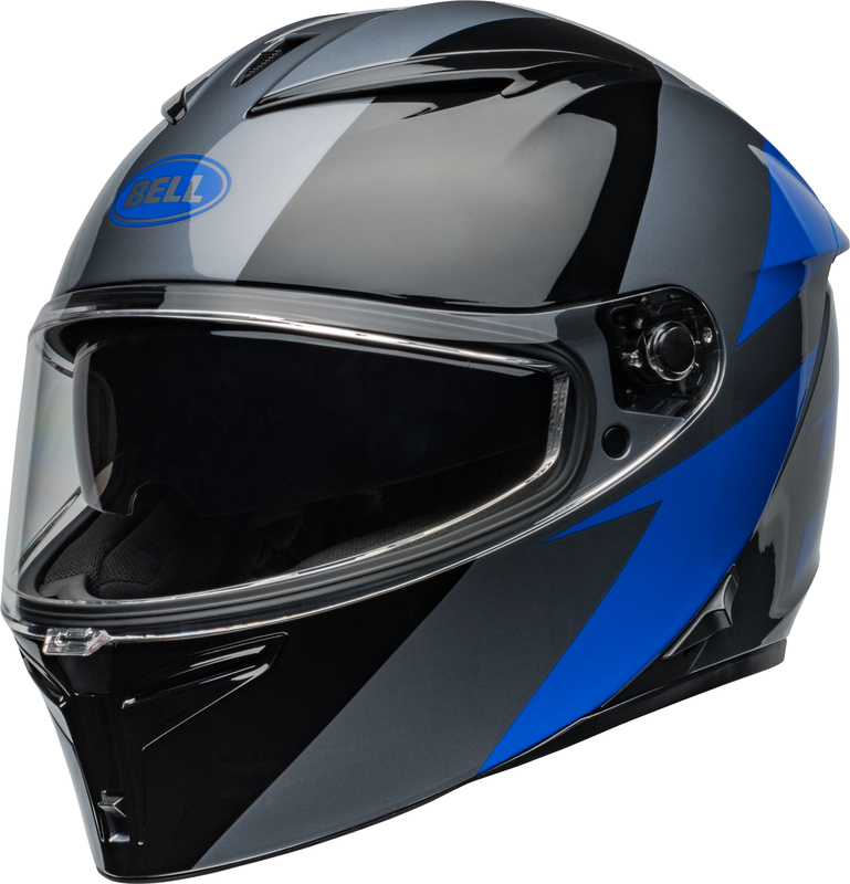 BELL Lithium Helm - Shear Gloss Gray/Blue