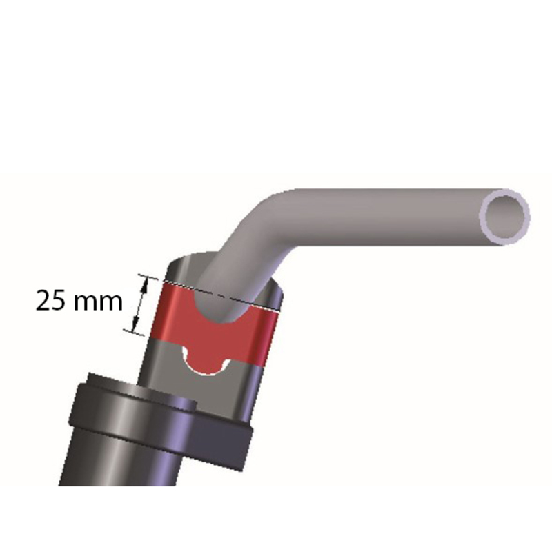 HIGHSIDER pro Distanz-Bock Set 25mm, silber