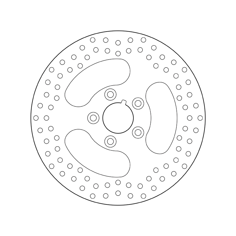 BREMBO Serie Oro rund starr Bremsscheibe