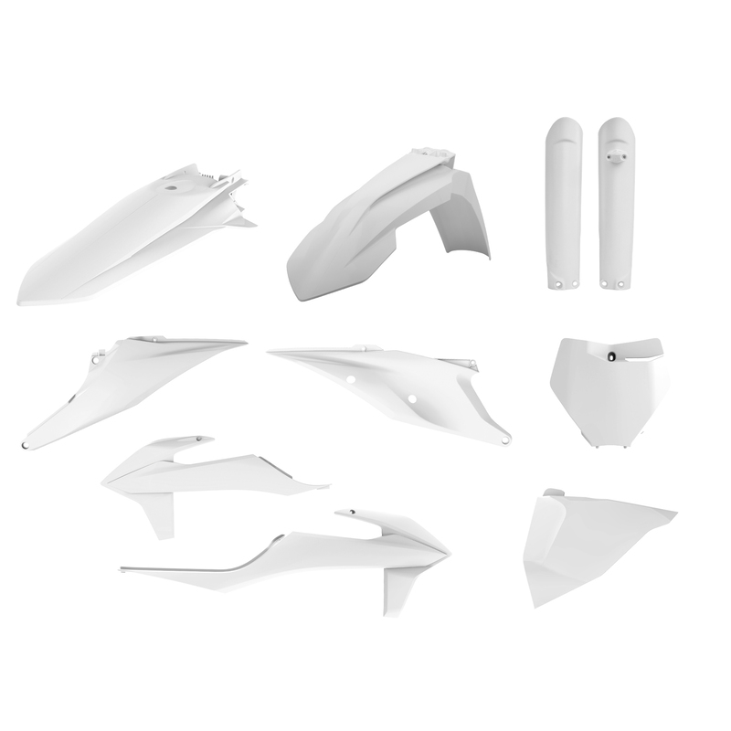 POLISPORT Plastik-Kit Weiss - passend für KTM SX/SX-F