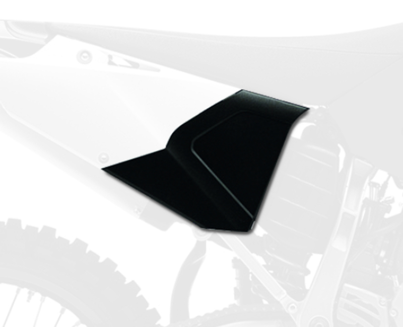 POLISPORT Restyle-Luftfilterkasten schwarz mit Luftfilterkastendeckel passend für Yamaha YZ125/250/250X