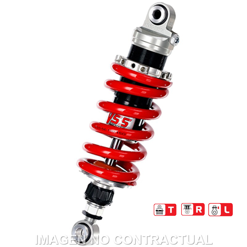 Federbein Z456-Serie Mono hinten passend für Kawasaki Versys 650 (07-14) MZ456-295TRL-21-85