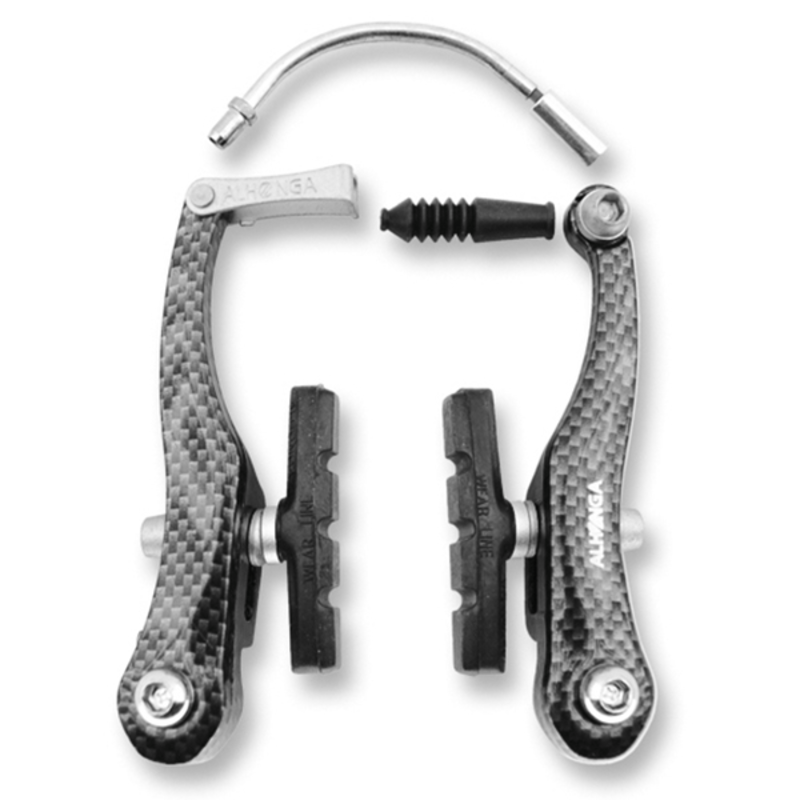 ALHONGA V-Brake Set Aluminum Carbon Fiber Look ALHONGA V-Brake Set Aluminum Carbon Fiber Look