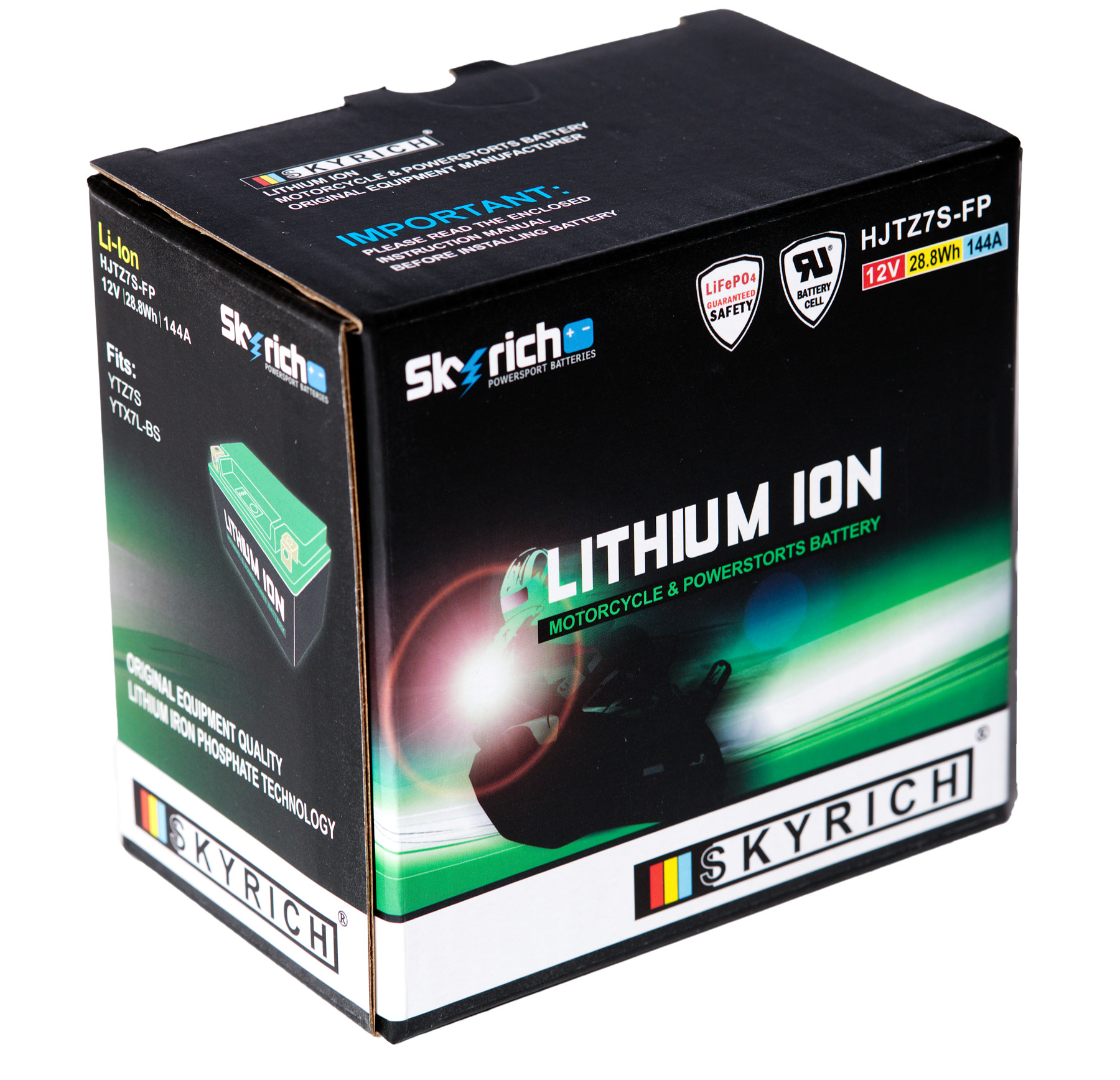 Batterie SKYRICH HJTZ7S-FP [113x70x85] 12,8V/2,4AH (10 Std.), 28,8 Wh, CCA: 144