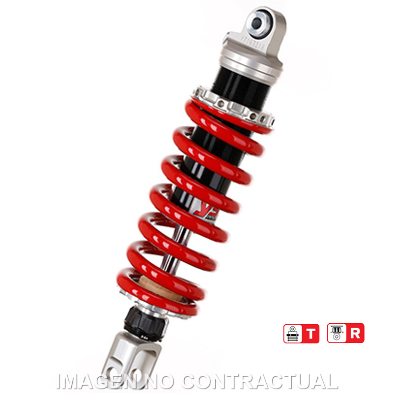Federbein Z456-Serie Mono hinten passend für Yamaha TDM 900 (02-10) MZ456-330TR-14-85