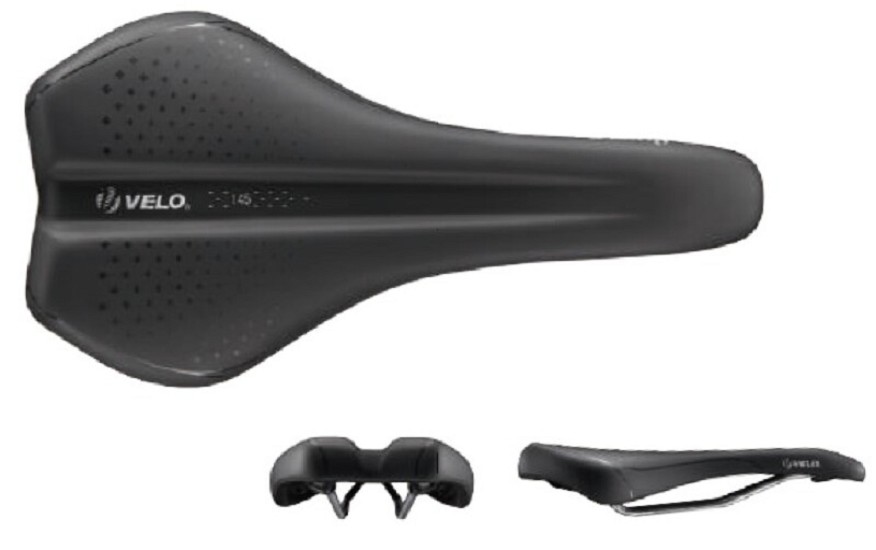 VELO Bike Saddle Zone Cut Black VELO Bike Saddle Zone Cut Black