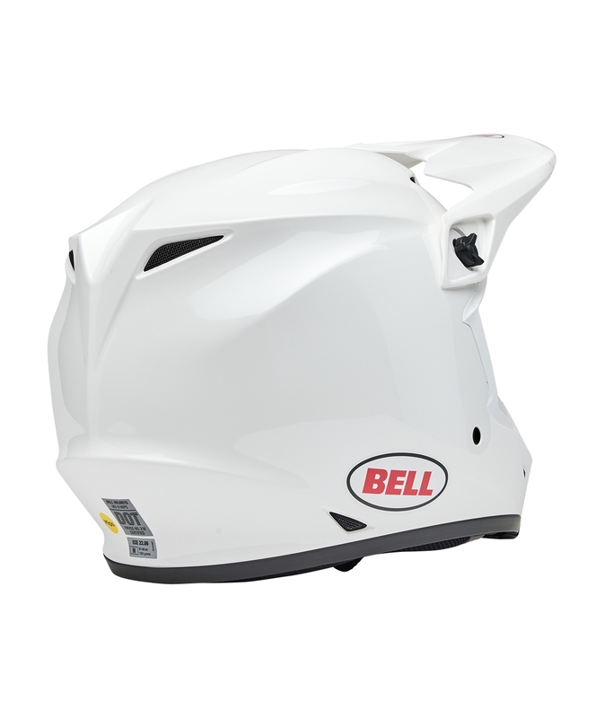 BELL MX-9 Mips Helm - Gloss Solid White BELL MX-9 Mips Helm - Gloss Solid White