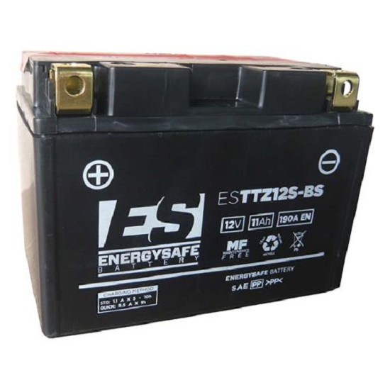Batterie ENERGYSAFE ESTTZ12S-BS (CP) mit Säurepack 12V/11AH (10 Std.) [150x97x110] CCA=190A (2 Jahre Garantie - s. Artikeltext)