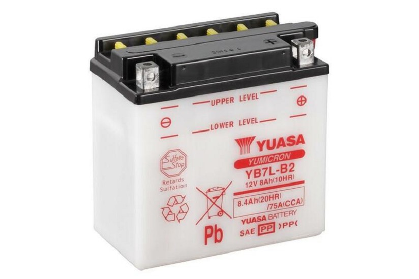 YUASA Blei/Säure Batterie ohne Säurepack - YB7L-B2