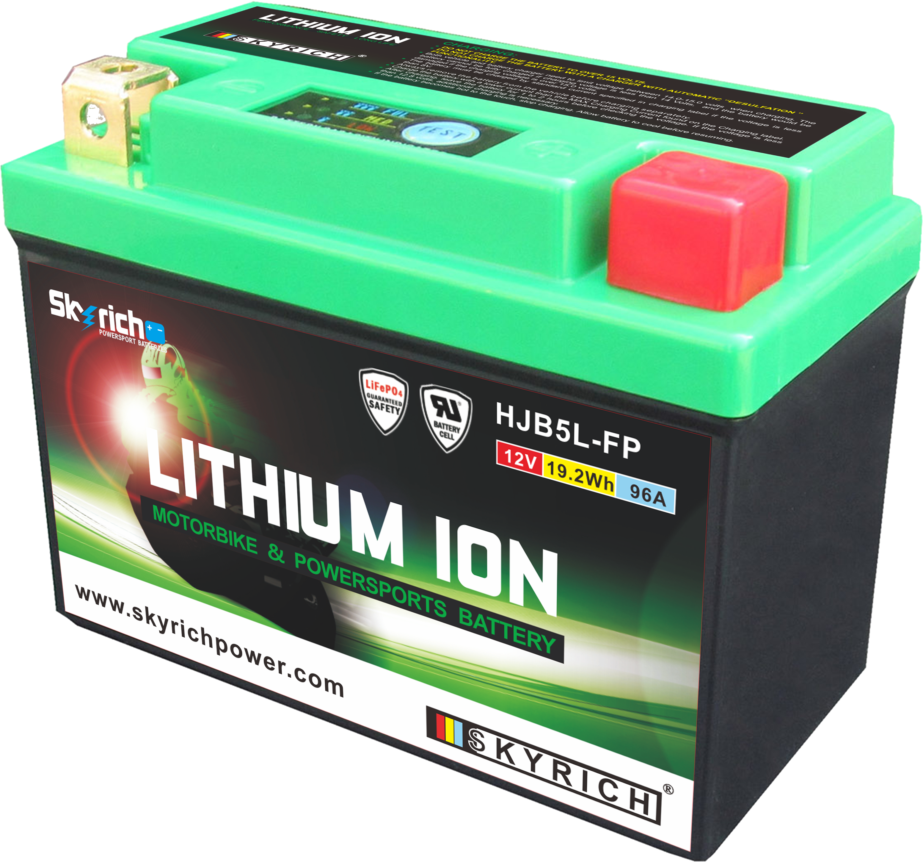 Batterie SKYRICH HJB5L-FP [120x60x92] 12,8V/1,6AH (10 Std.), 19,2 Wh, CCA: 96