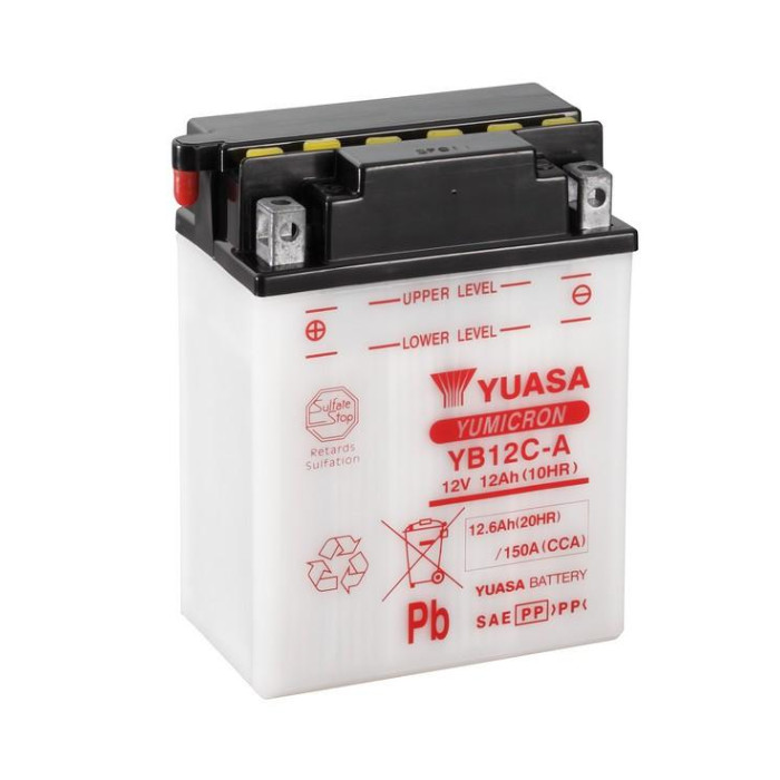 Batterie YUASA YB12C-A 12 AH Batterie YUASA YB12C-A 12 AH
