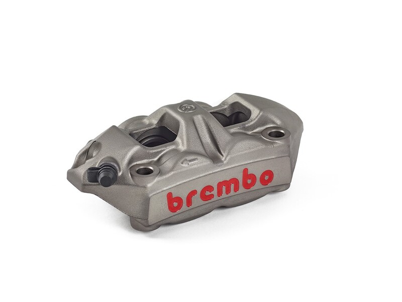 BREMBO M4 Bremssattel vorne links Titan Ø34mm BREMBO M4 Bremssattel vorne rechts Titan Ø34mm